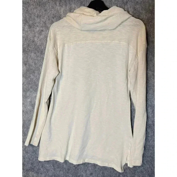 Columbia Womens Cowl Neck Pullover Cream Medium - Picture 4 of 6
